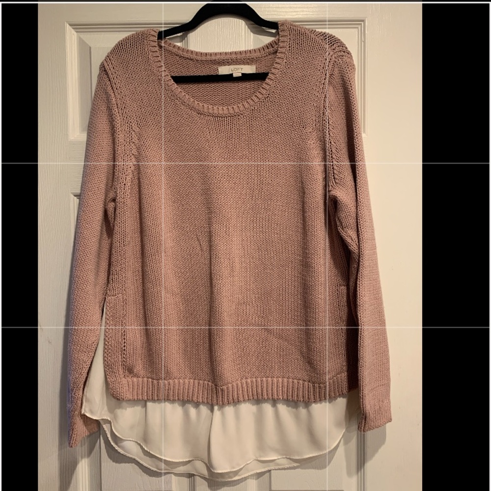 LOFT Blush Pink Sweater